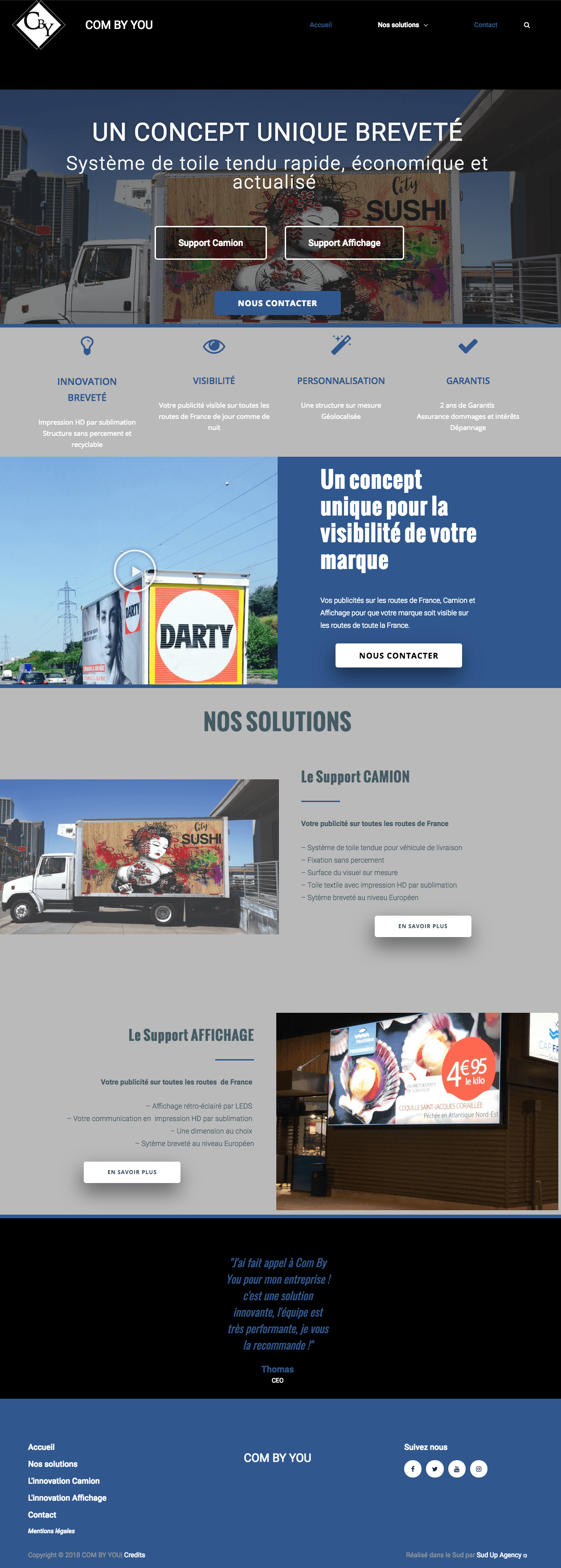 ComByYou, réalisation Sud Up Studio