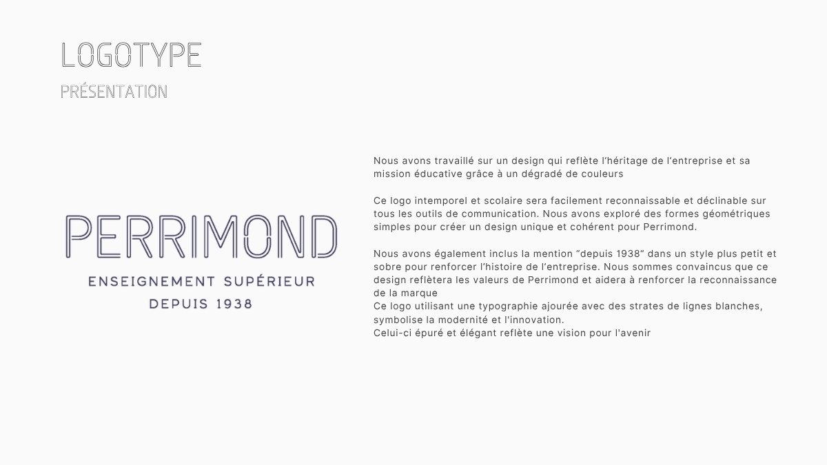 Perrimond, charte graphique, réalisation Sud Up Studio